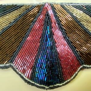 Vintage Beaded belt by La Regale L.T.D. Hand made in China from the 80’s.